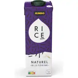 Jumbo Jumbo Naturel Rijstdrink 1 L aanbieding