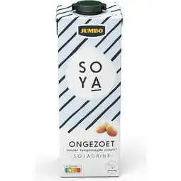 Jumbo Jumbo Sojadrink Ongezoet 1 L aanbieding