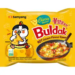 Jumbo Samyang Buldak Noedels Spicy Ramen Cheese Flavour 140 g aanbieding