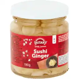 Jumbo Saitaku Sushi Ginger 190 g aanbieding