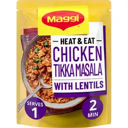 Jumbo MAGGI Kant-en-klaar maaltijd Heat & Eat Tikka Masala Kip 280 g aanbieding