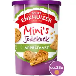 Jumbo Echte Enkhuizer Mini's Appeltaart Jodekoek Original 190g aanbieding