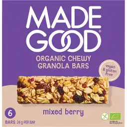 Jumbo Made Good Mixed Berry Granola Bars 6 x 24 g aanbieding