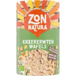 Jumbo Zonnatura Bio Kikkererwtenwafels 100 g aanbieding
