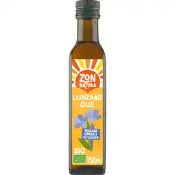 Jumbo Zonnatura Biologische Lijnzaadolie 250 ml aanbieding