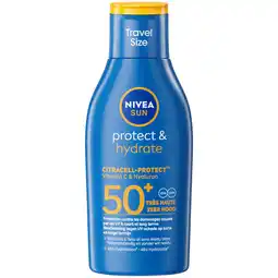 Jumbo Nivea Sun Travel Size SPF50+ 100 ML aanbieding