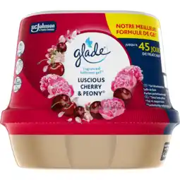 Jumbo Glade Luscious Cherry & Peony Fragranced Bathroom Gel 180 g aanbieding