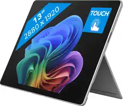 Coolblue Microsoft Surface Pro 12th Gen - M10 / 16GB / 512GB Platinum aanbieding