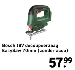 GAMMA Bosch 18V decoupeerzaag EasySaw 70mm aanbieding