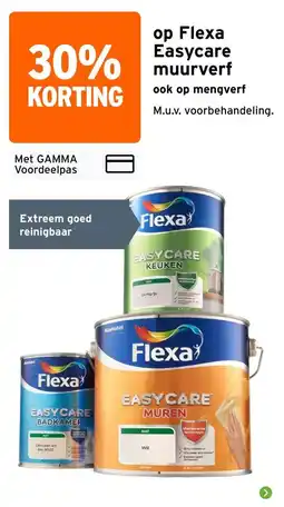 GAMMA Flexa Easycare muurverf aanbieding