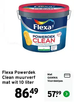 GAMMA Flexa Powerdek Clean muurverf aanbieding