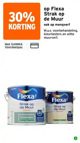 GAMMA Flexa Strak op de Muur aanbieding