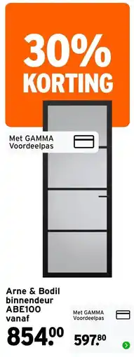 GAMMA Arne & Bodil binnendeur ABE100 aanbieding