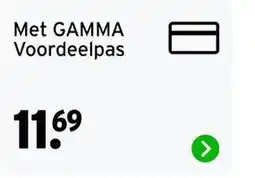 GAMMA Met GAMMA Voordeelpas aanbieding