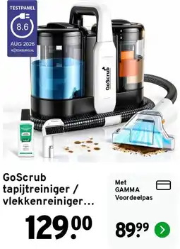 GAMMA GoScrub tapijtreiniger / vlekkenreiniger... aanbieding