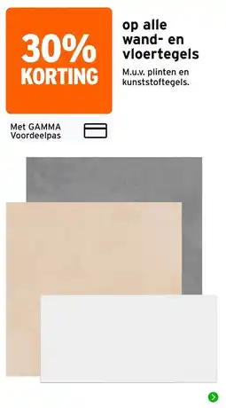 GAMMA gamma wand- en vloertegels aanbieding