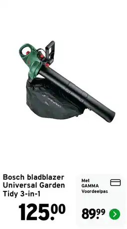 GAMMA Bosch bladblazer Universal Garden Tidy 3-in-1 aanbieding