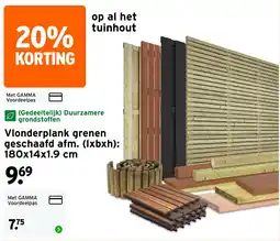 GAMMA Vlonderplank grenen aanbieding