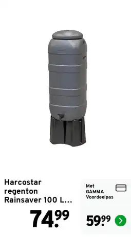 GAMMA Harcostar regenton Rainsaver 100 L... aanbieding