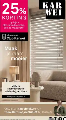 Karwei Karwei raamdecoratie aanbieding