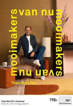 Karwei Theo-Bert Pot vloerlamp aanbieding
