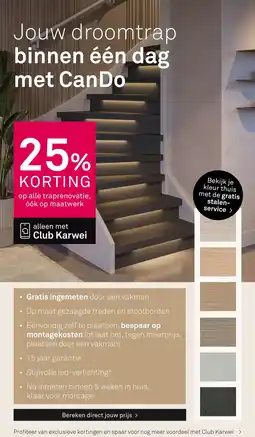 Karwei Alle traprenovatie aanbieding