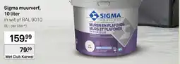 Karwei Sigma muurverf aanbieding