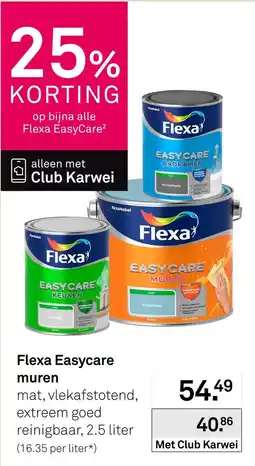 Karwei Flexa Easycare muren aanbieding