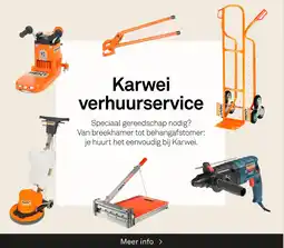 Karwei Karwei verhuurservice aanbieding