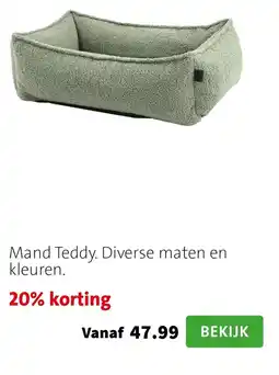 Intratuin Mand Teddy aanbieding