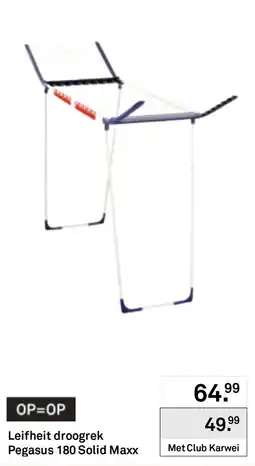 Karwei Leifheit droogrek Pegasus 180 Solid Maxx aanbieding