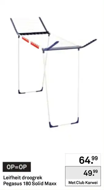Karwei Leifheit droogrek Pegasus 180 Solid Maxx aanbieding