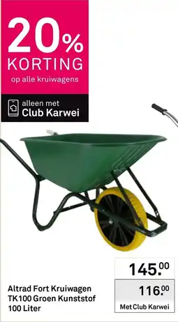 Karwei Altrad Fort Kruiwagen aanbieding