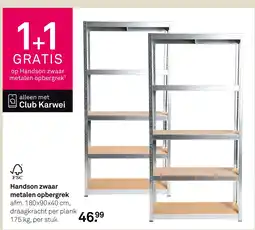 Karwei Handson zwaar metalen opbergrek aanbieding