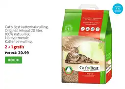 Intratuin Cat's Best kattenbakvulling aanbieding