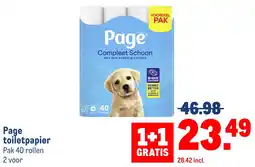 Makro Page toilettepapier aanbieding