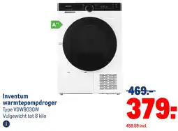 Makro Inventum warmtepompdroger aanbieding