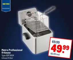 Makro Metro Professional friteuse aanbieding