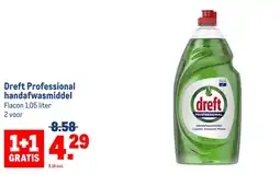 Makro Dreft Professional handafwasmiddel aanbieding