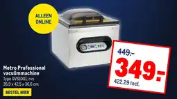 Makro Metro Professional vacuüm machine aanbieding