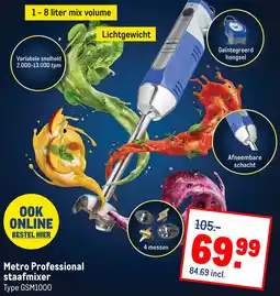 Makro Metro Professional staafmixer aanbieding