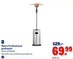 Makro Metro Professional gasheater aanbieding