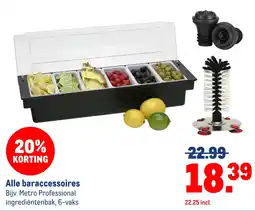 Makro Alle baraccessoires aanbieding
