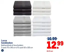 Makro Lucca handdoeken aanbieding