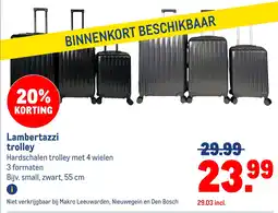 Makro Lambertazzi trolley aanbieding