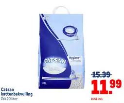 Makro Catsan kattenbakvulling aanbieding