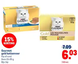 Makro Purina Gourmet gold kattenvoer aanbieding