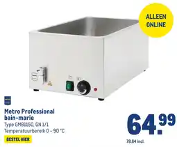 Makro Metro Professional bain-marie aanbieding