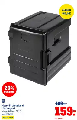 Makro Metro Professional thermoport aanbieding