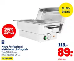 Makro Metro Professional elektrische chafingdish aanbieding